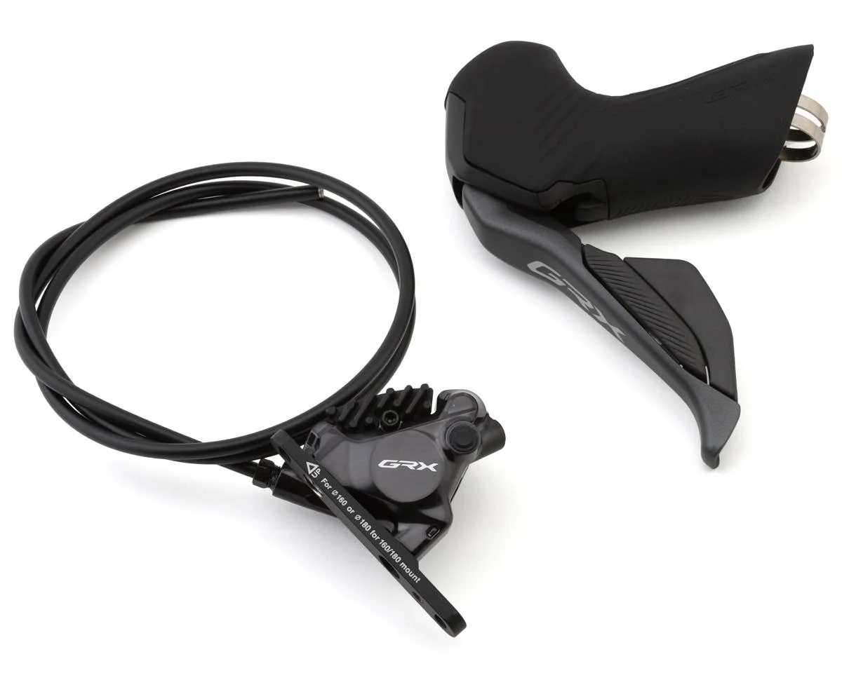 Shimano GRX Di2 ST-RX825 Hydraulic Disc Brake/Shift Lever (Black) (Flat Mount) (Left) (2x) (Caliper Included) (Electr...
